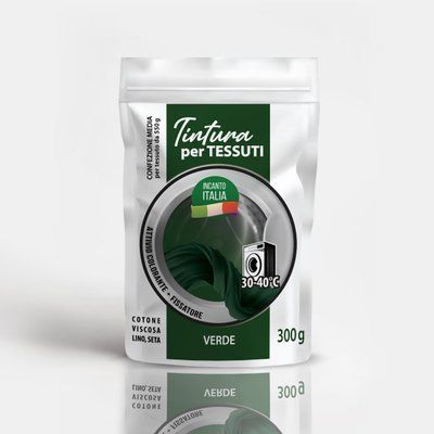 Серия Incanto Italia &laquo;Verde&raquo; тёмно-зелёный краска-краситель для ткани, 300 г Inc-3007 фото