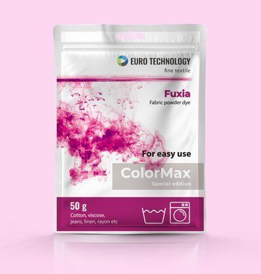 Серия ColorMax &laquo;Fuxia&raquo; фуксия краска-краситель для ткани, 50 г cm-11 фото