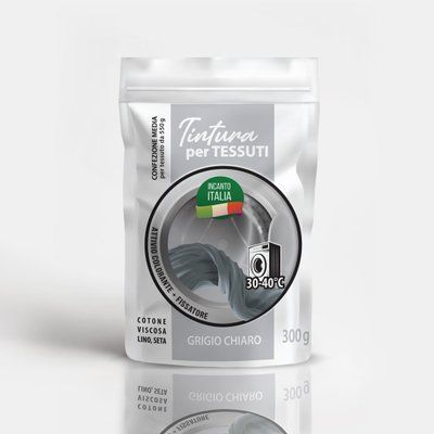 Серия Incanto Italia &laquo;Grigio chiaro&raquo; светло-серый краска-краситель для ткани, 300 г Inc-3012 фото