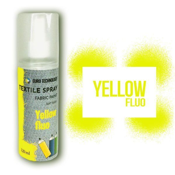 Спрей фарба для тканини &laquo;Yellow fluo&raquo;, 120 мл sp-07 фото
