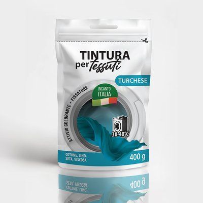 Серия Incanto Italia &laquo;Turchese&raquo; бирюзовый краска-краситель для ткани, 400 г Inc-06 фото