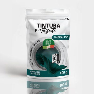 Серия Incanto Italia &laquo;Smeraldo&raquo; изумрудный краска-краситель для ткани, 400 г Inc-09 фото