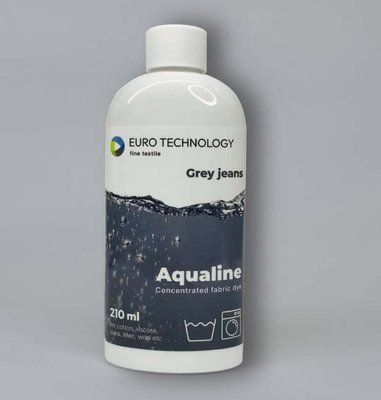 Cерия Aqualine &laquo;Grey jeans&raquo; серый джинс краска-краситель для ткани (жидкий концентрат), 210 мл Aq-03 фото