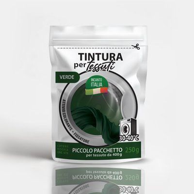 Серия Incanto Italia &laquo;Verde&raquo; тёмно-зелёный краска-краситель для ткани, 250 г inc-207 фото