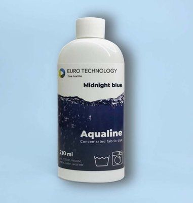 Cерия Aqualine &laquo;Midnight blue&raquo; темно-синий краска-краситель для ткани (жидкий концентрат), 210 мл Aq-04 фото