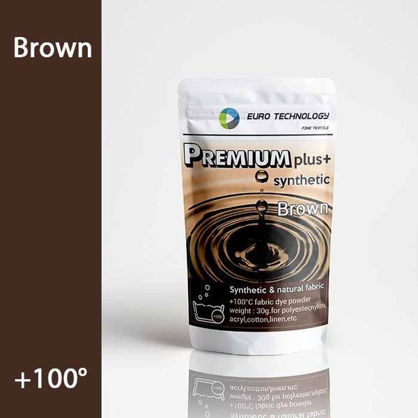 Серия Premium Plus "Brown" коричневая краска-краситель для синтетической ткани, 30 г Pp-002 фото