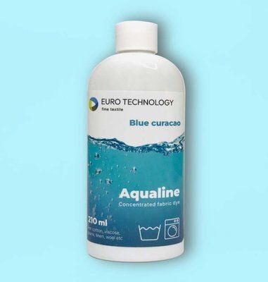 Cерия Aqualine &laquo;Blue curacao&raquo; бирюзовый краска-краситель для ткани (жидкий концентрат), 210 мл Aq-09 фото