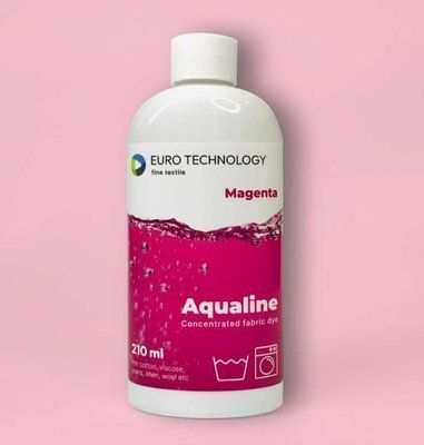 Cерия Aqualine &laquo;Magenta&raquo; магента краска-краситель для ткани (жидкий концентрат), 210 мл Aq-12 фото