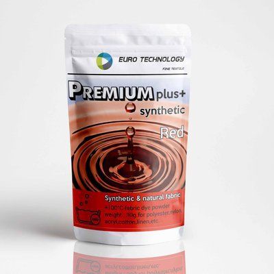 Серия Premium Plus "Red" красная краска-краситель для синтетической ткани, 30 г Pp-009 фото
