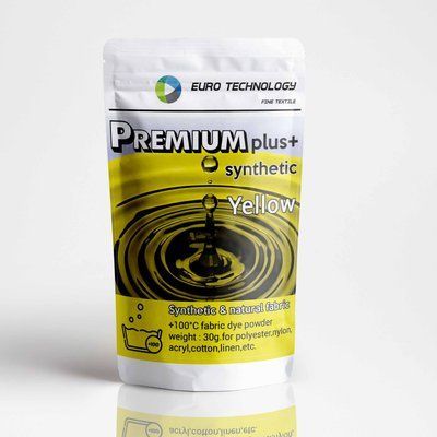 Серия Premium Plus "Yellow" желтая краска-краситель для синтетической ткани, 30 г Pp-007 фото