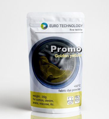 Серия Promo "Golden yellow" золотисто-желтая низкотемпературная краска-краситель, 30 г P-001-golden фото