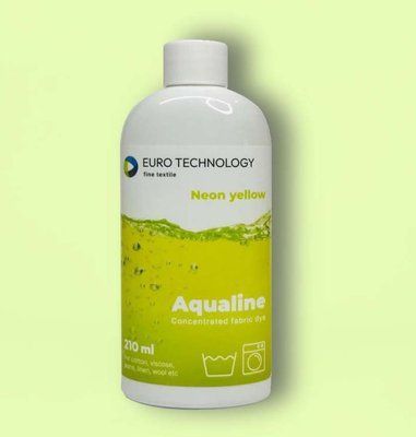 Cерия Aqualine &laquo;Neon yellow&raquo; неоновый краска-краситель для ткани (жидкий концентрат), 210 мл Aq-16 фото