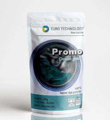 Серия Promo "Ocean green" океанически зеленая низкотемпературная краска-краситель, 30 г P-001-ocean фото