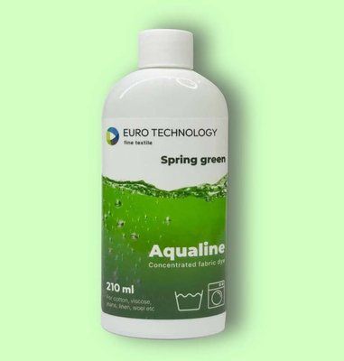 Cерия Aqualine &laquo;Spring green&raquo; весенний зеленый краска-краситель для ткани (жидкий концентрат), 210 мл Aq-17 фото