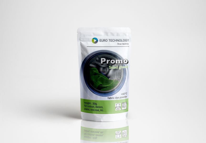 Серія Promo "Salad green" салатова низькотемпературна фарба-барвник "ШОУБОКС 25 шт." Po-31 фото