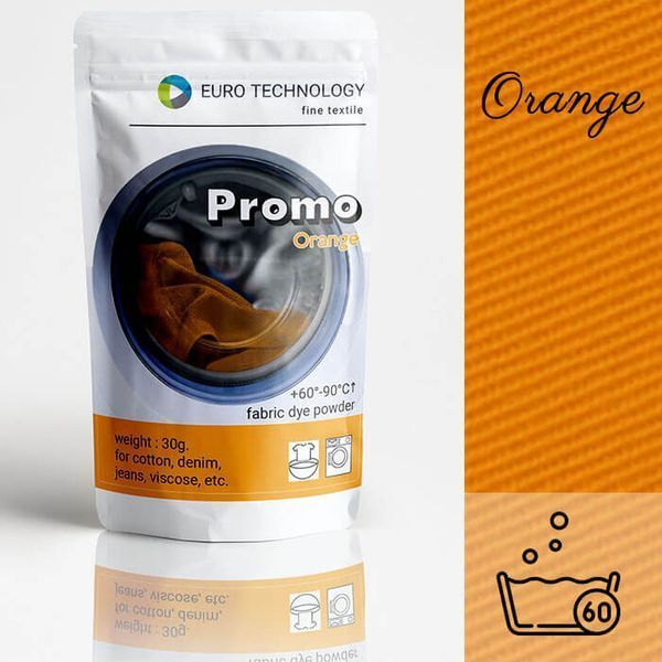 Серия Promo "Orange" оранжевая низкотемпературная краска-краситель, 30 г P-001-orange фото