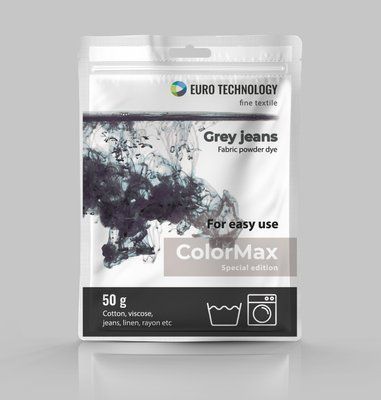 Серия ColorMax &laquo;Grey jeans&raquo; серая джинсовая краска-краситель для ткани, 50 г cm-03 фото