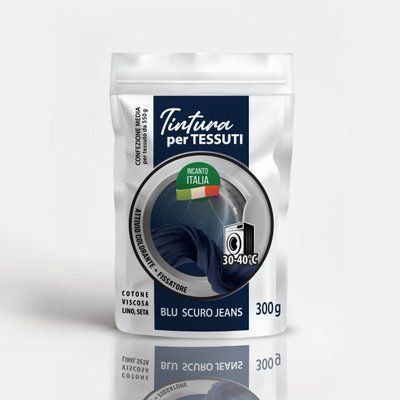 Серия Incanto Italia &laquo;Blu scuro jeans&raquo; синий джинсовый краска-краситель для ткани, 300 г Inc-3004 фото