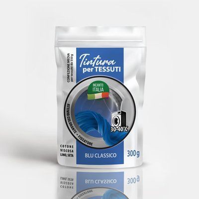 Серия Incanto Italia &laquo;Blu classico&raquo; голубой краска-краситель для ткани, 300 г Inc-3005 фото