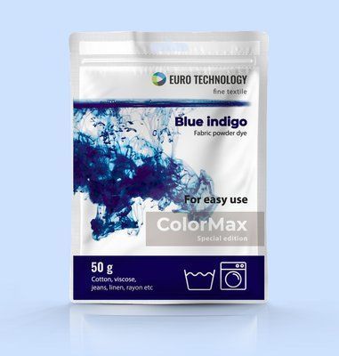 Серия ColorMax &laquo;Blue indigo&raquo; темно-синяя краска-краситель для ткани, 50 г cm-05 фото